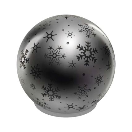Decorazione natalizia a LED 0,3 W, alimentazione 3xAA — sfera Ø 12 cm