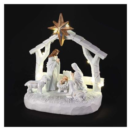 Decorazione natalizia a LED 20xLED/2xAAA bianco caldo