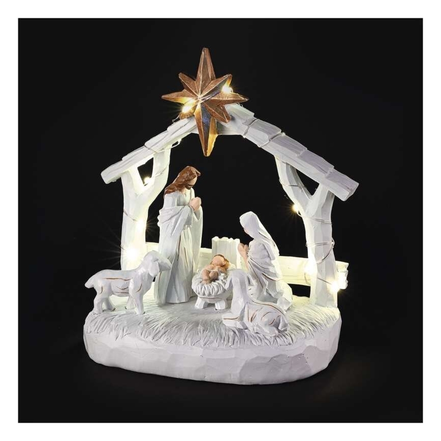 Decorazione natalizia a LED 20xLED/2xAAA bianco caldo