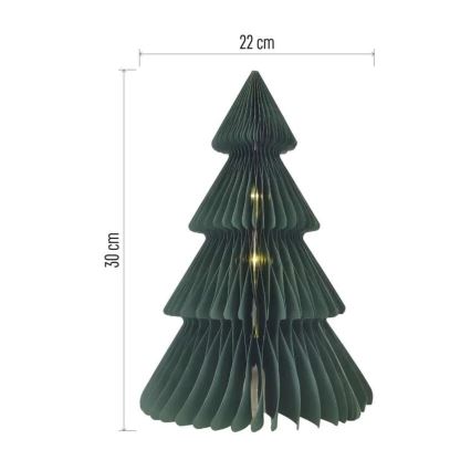 Decorazione natalizia a LED albero di Natale 10xLED/3xAA