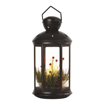 Decorazione natalizia a LED LED/3xAAA nero