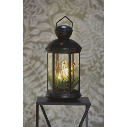 Decorazione natalizia a LED LED/3xAAA nero