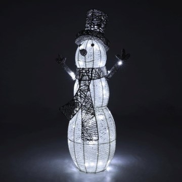 Decorazione natalizia a LED per esterno LED/3,6W/230V/bianco freddo 75 cm IP44 pupazzo di neve
