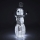 Decorazione natalizia a LED per esterno LED/3,6W/230V/bianco freddo 75 cm IP44 pupazzo di neve