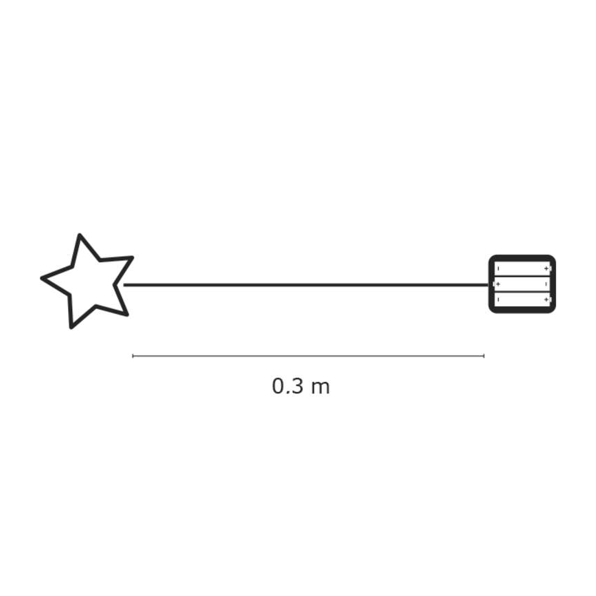 Decorazione natalizia da interno IP20 STAR 30xLED/3W/4,5V