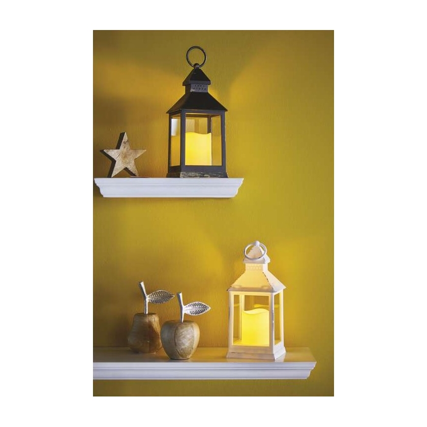 Decorazione natalizia LED/3xAAA nera
