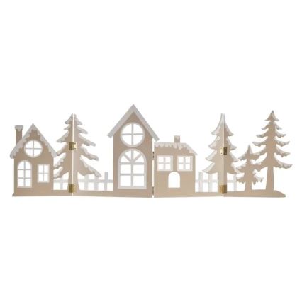 Decorazione natalizia LED 40xLED/2xAA bianco caldo città