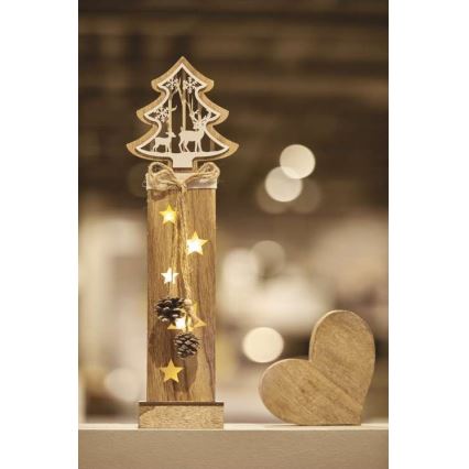 Decorazione natalizia LED 5xLED/2xAA albero