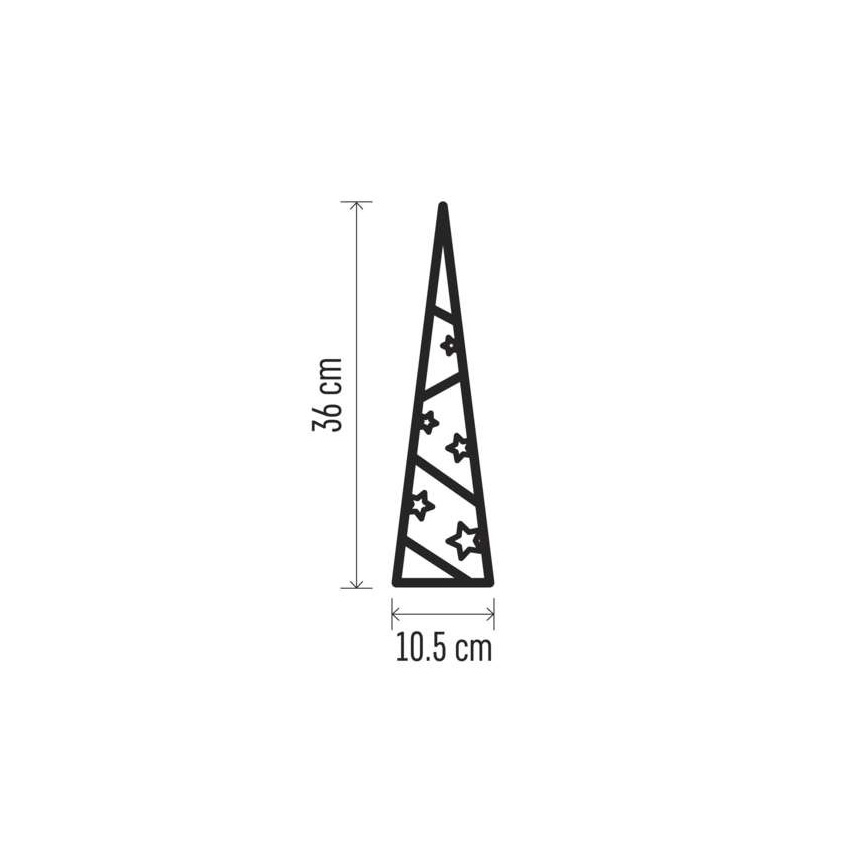 Decorazione natalizia LED 8xLED/2xAA