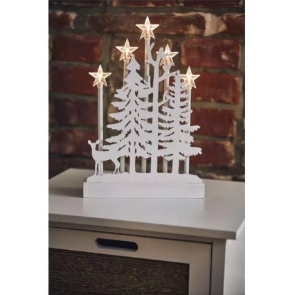 Decorazione natalizia LED LED/2xAA bianco caldo