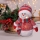 Decorazione natalizia LED LED/3xAA pupazzo di neve