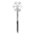 Decorazione natalizia LED per esterni a forma di fiocco di neve, 3xLED/2xAA, IP44, bianco caldo