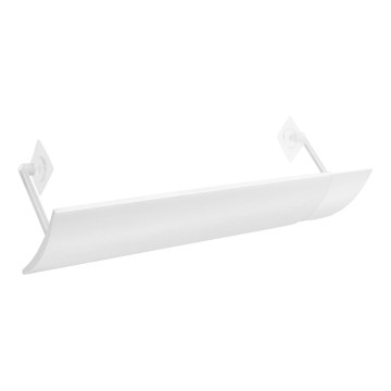 Déflecteur d'air universel réglable pour climatiseurs 57–105 cm, blanc
