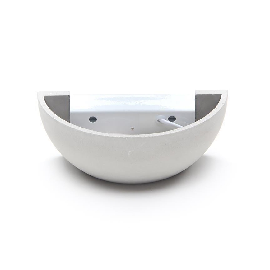 Deko-Light 341179 - Applique NETITO 1xE14/25W/230V calcestruzzo