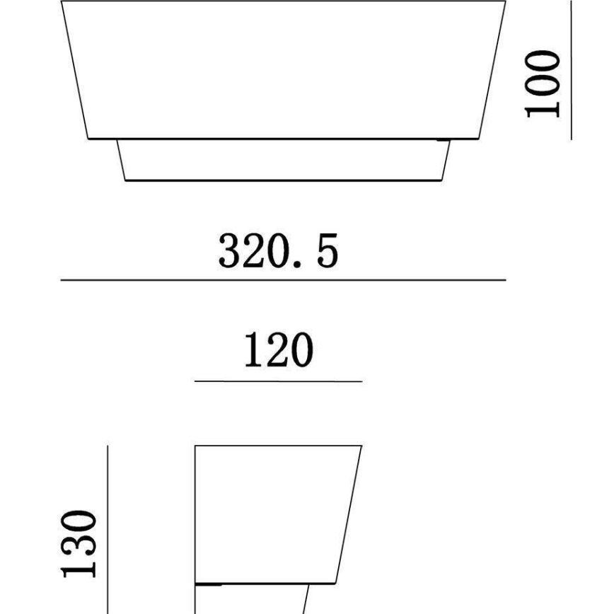 Deko-Light 341205 - Applique TWYNNDA 1xE14/40W/230V bianco