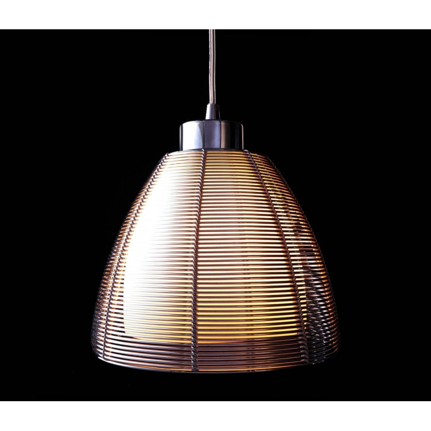 Deko-Light 342025 - Lampadario a sospensione con filo FILO 1xE27/60W/230V diametro 19 cm argento