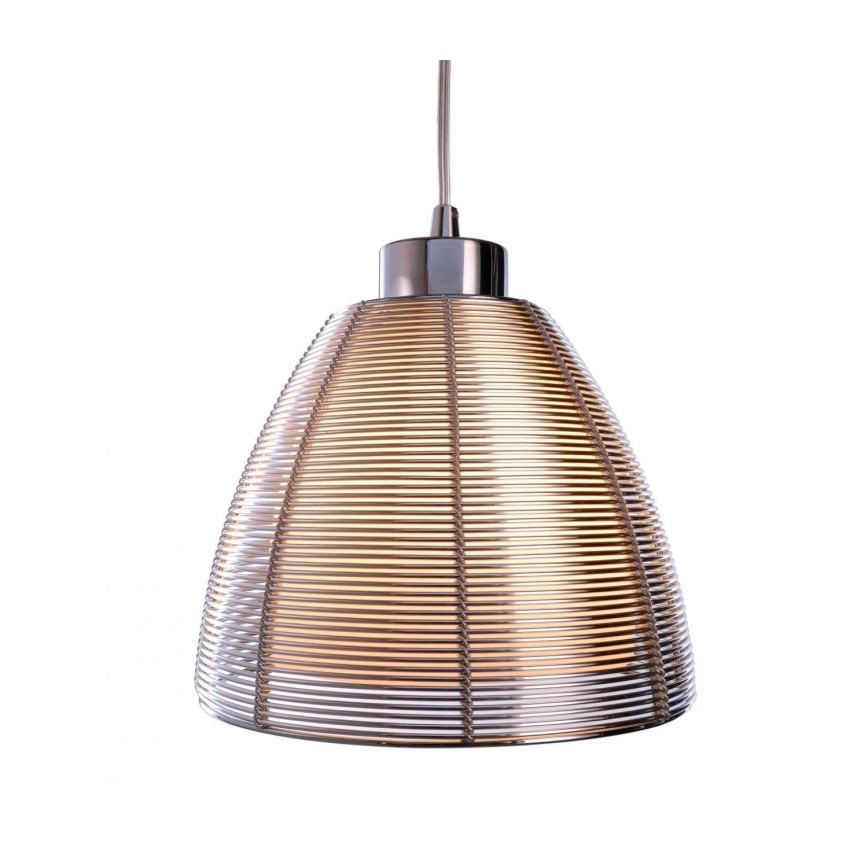 Deko-Light 342025 - Lampadario a sospensione con filo FILO 1xE27/60W/230V diametro 19 cm argento