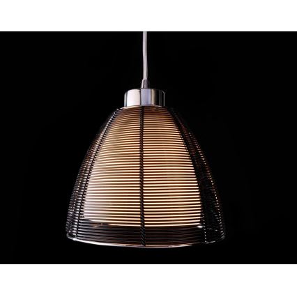 Deko-Light 342026 - Lampadario a sospensione con filo FILO 1xE27/60W/230V diametro 19 cm nero