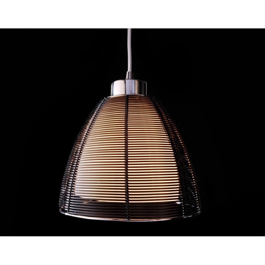 Deko-Light 342026 - Lampadario a sospensione con filo FILO 1xE27/60W/230V diametro 19 cm nero