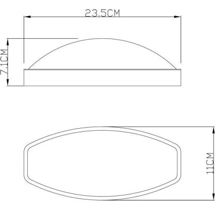 Deko-Light 731092 - LED-Wandleuchte für den Außenbereich ERIDANI LED/13W/230V IP44 anthrazit