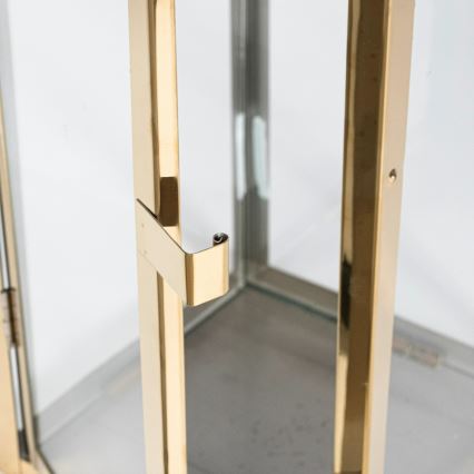 Dekorative Laterne, 49 cm, gold