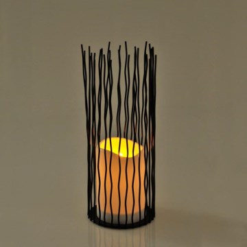 Dekorative LED-Außenleuchte NYBORG LED/2xAA 35 cm IP44 warmweiβ