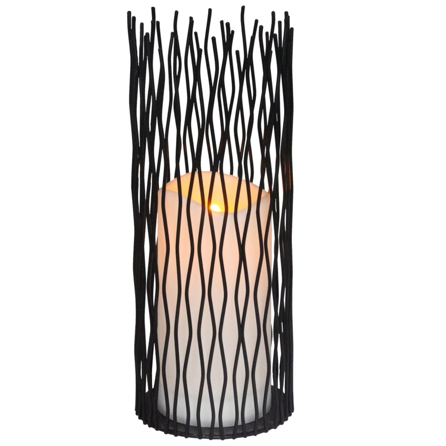 Dekorative LED-Außenleuchte NYBORG LED/2xAA 35 cm IP44 warmweiβ