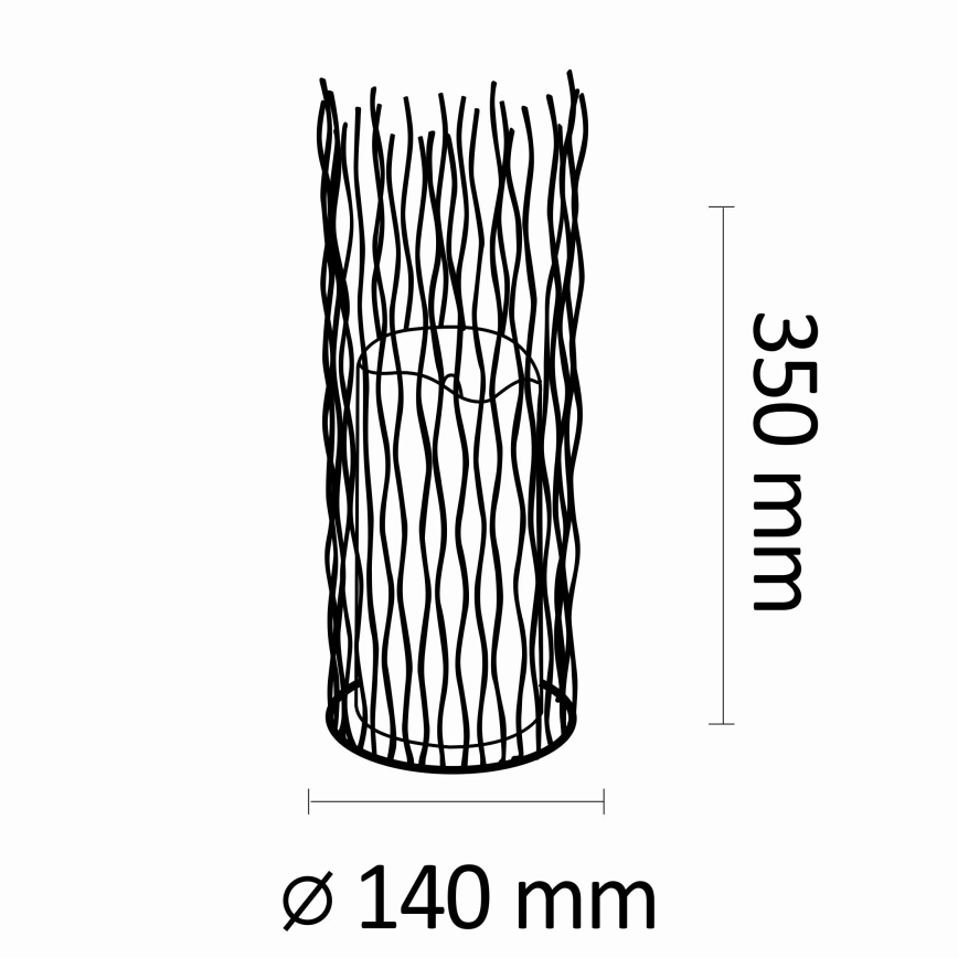 Dekorative LED-Außenleuchte NYBORG LED/2xAA 35 cm IP44 warmweiβ
