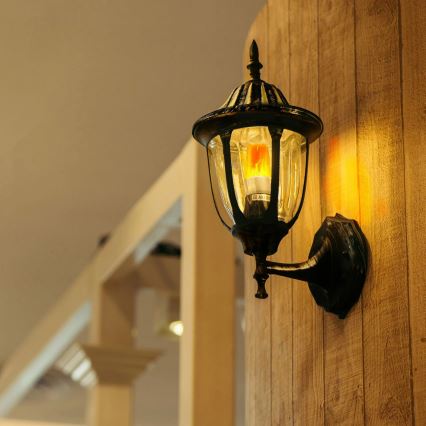 Dekorative LED-Glühlampe FLAME T60 E27/3W/230V 1400K