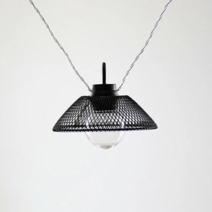 Dekorative LED-Lichterkette ASTRA 10xLED/2xAA 2,1 m schwarz