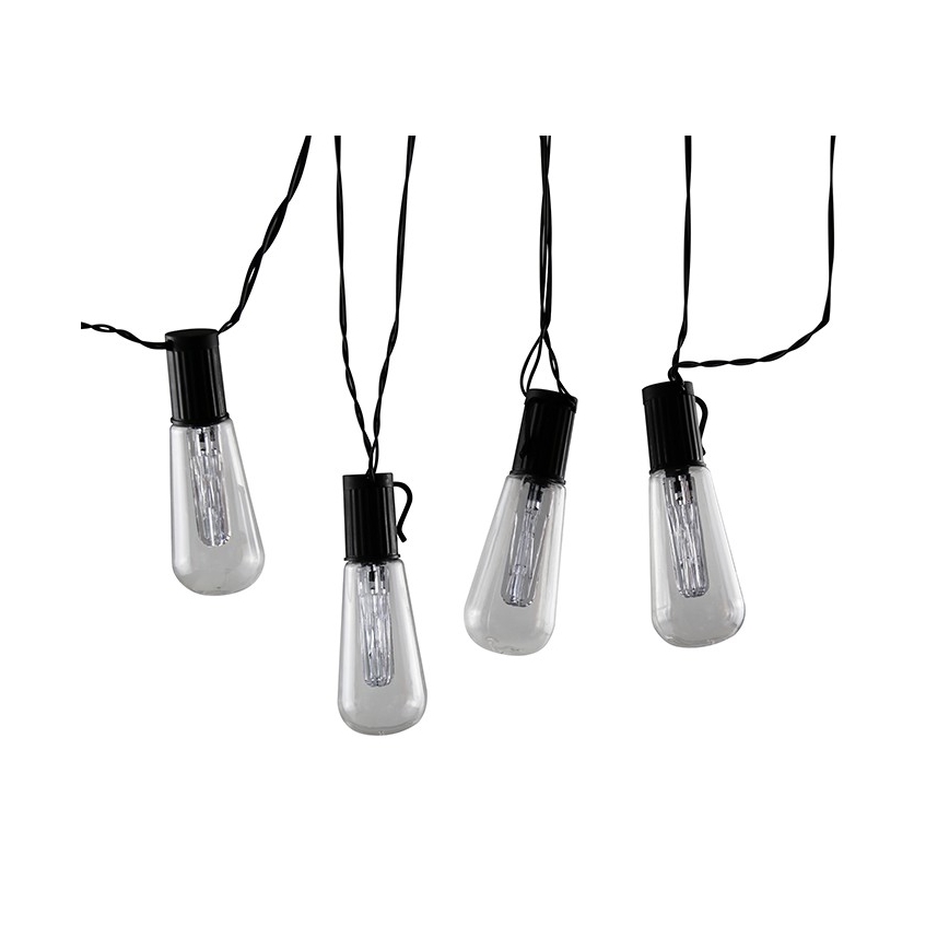 Dekorative LED-Lichterkette EDISON 2,65 m 10xLED/2xAA