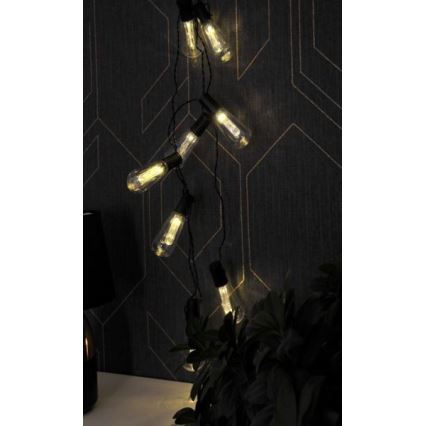 Dekorative LED-Lichterkette EDISON 2,65 m 10xLED/2xAA