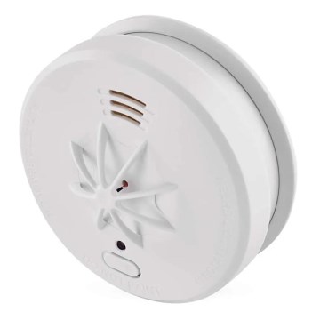 Détecteur de fumée alimenté par 1 pile 9 V