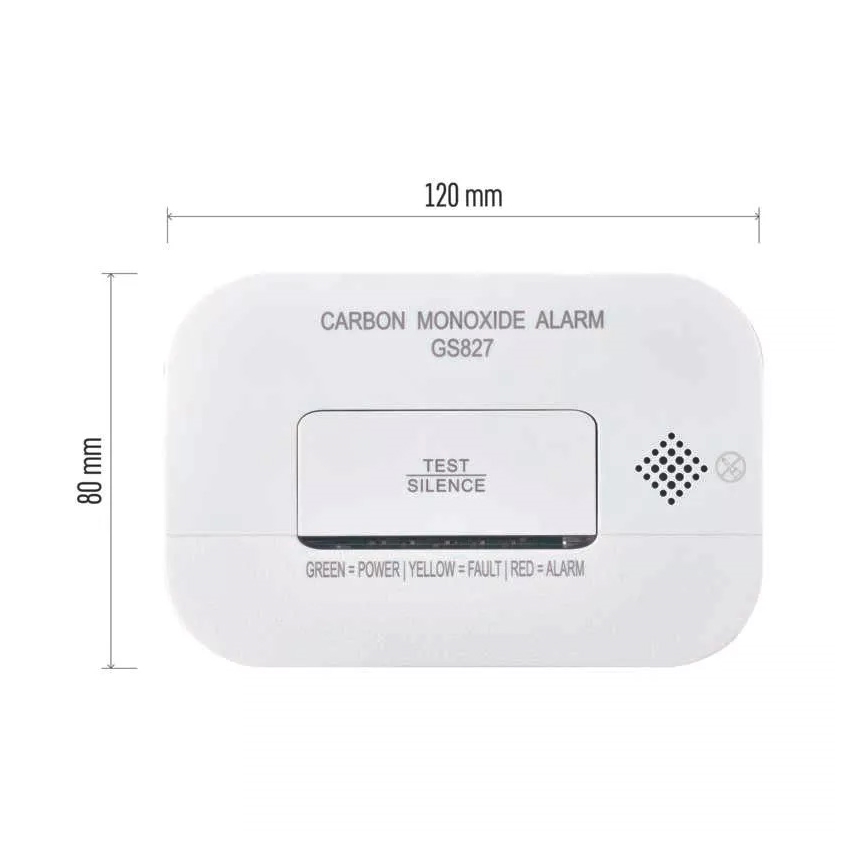 Détecteur de monoxyde de carbone 2xAA
