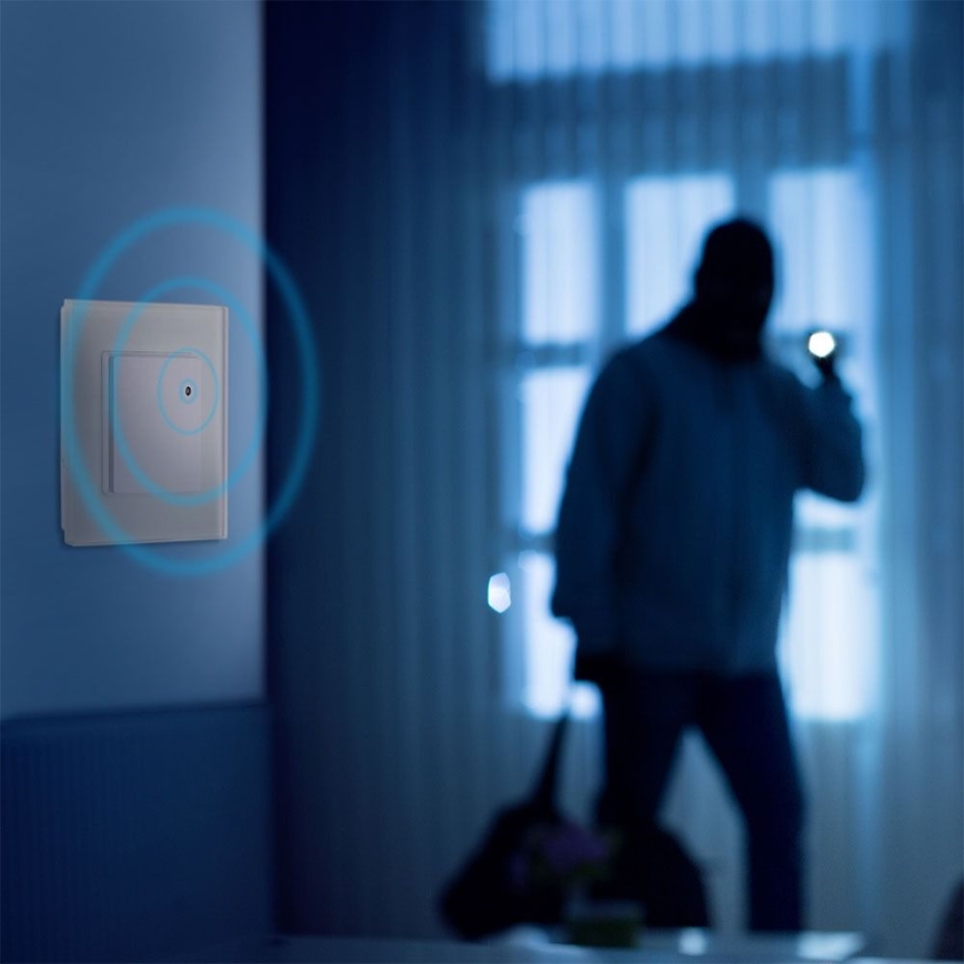 Détecteur de mouvement à micro-ondes 180° 300W/230V blanc