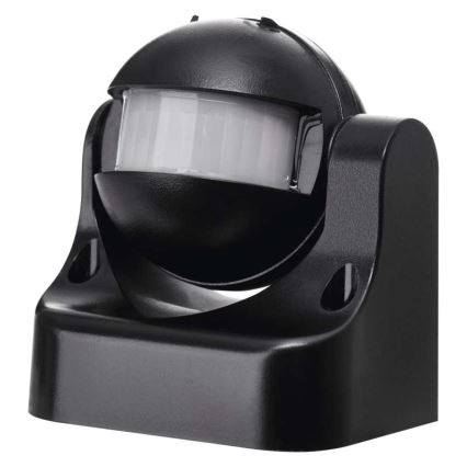 Détecteur de mouvement d'extérieur PIR B 180° 1200W/230V IP44 noir
