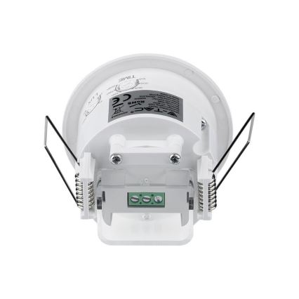 Détecteur de mouvement encastrable PIR 360° 300W/230V blanc
