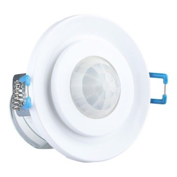 Détecteur de mouvement encastré PIR 360° 400W/230V blanc