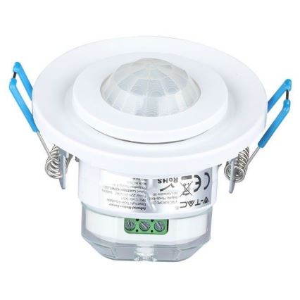 Détecteur de mouvement encastré PIR 360° 400W/230V blanc