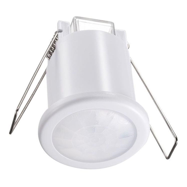 Détecteur de mouvement encastré PIR 360° 400W/230V blanc