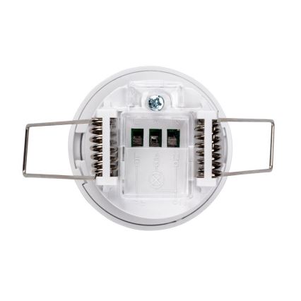 Détecteur de mouvement encastré PIR 360° 400W/230V blanc