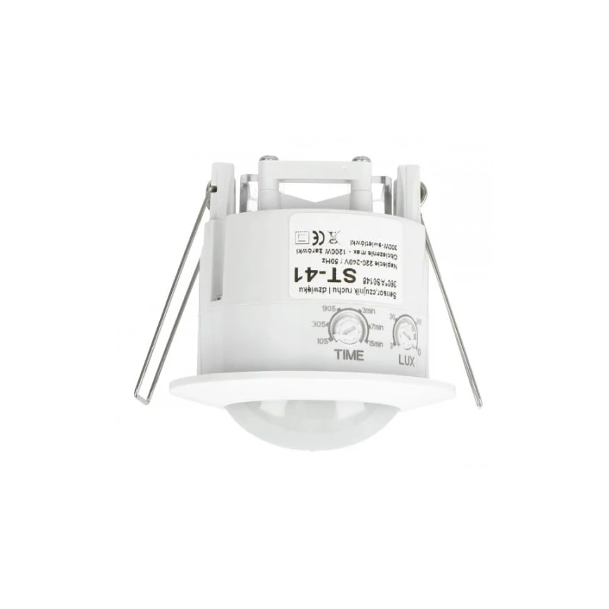Détecteur de mouvement et crépusculaire ST41 360 ° blanc