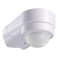 Détecteur de mouvement extérieur infrarouge 240° 600W/230V IP65 blanc
