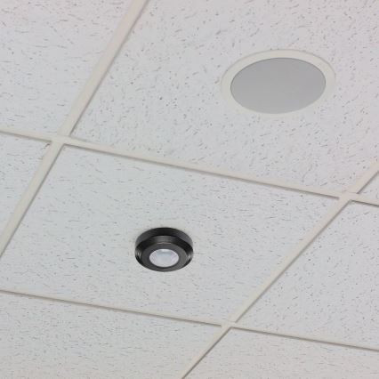 Détecteur de mouvement infrarouge 360° 200W/230V noir