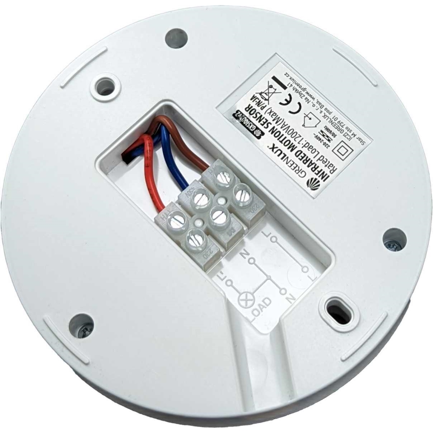 Détecteur de mouvement PIR 1200W/230V