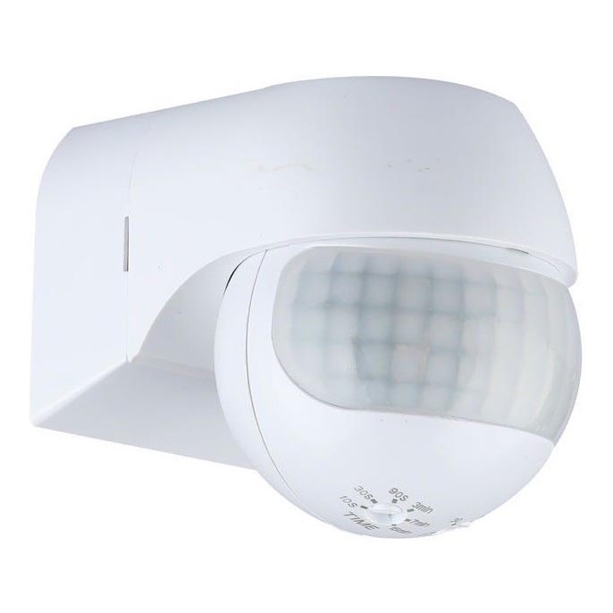 Détecteur de mouvement PIR 180° 800W/230V IP44 blanc