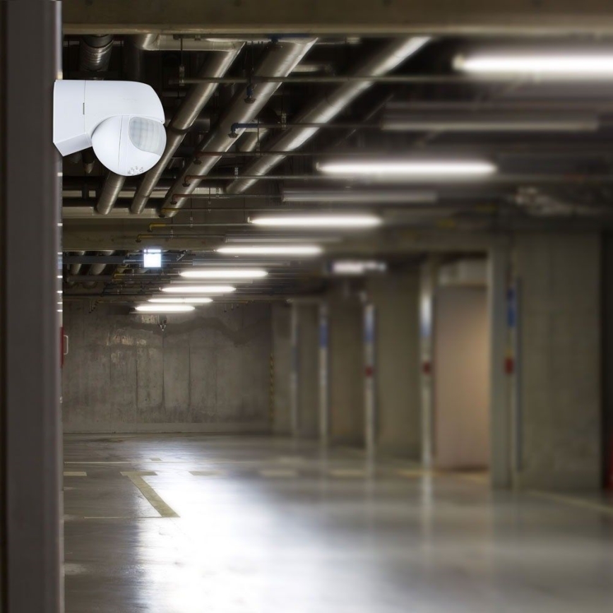 Détecteur de mouvement PIR 180° 800W/230V IP44 blanc