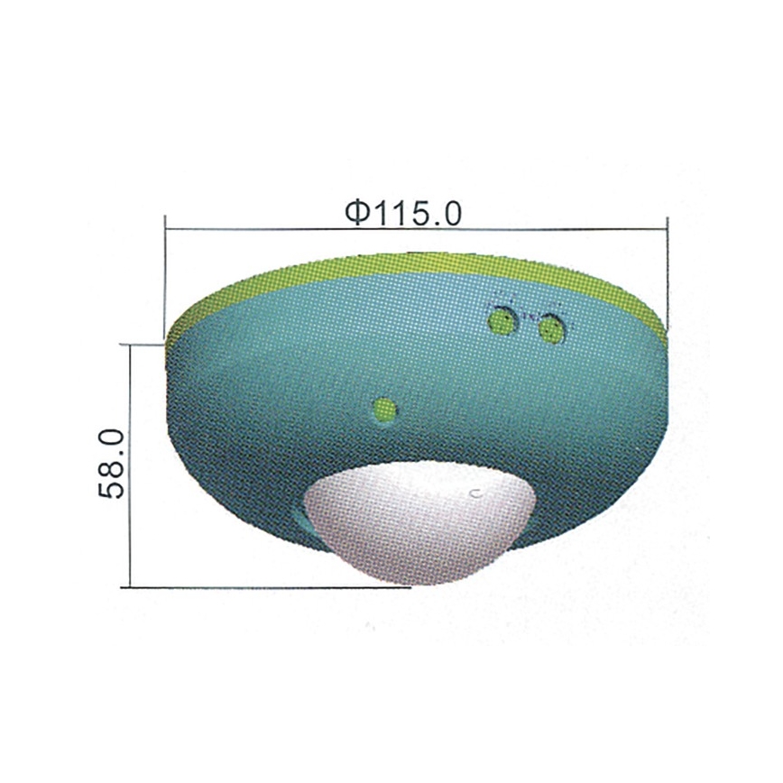 Détecteur de mouvement PIR B 360° 1200W/230V blanc
