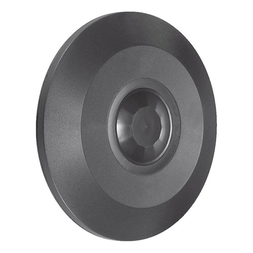 Détecteur de mouvement plafond PIR 360° 1000W/230V noir