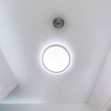 Détecteur de mouvement plafond PIR 360° 1000W/230V noir